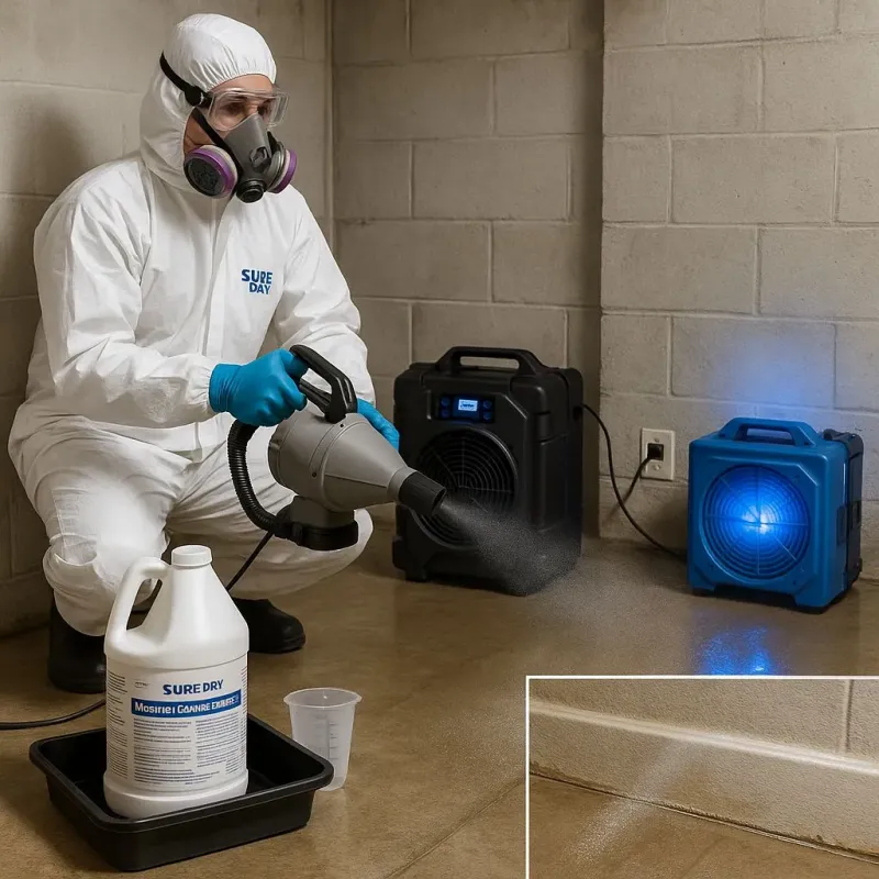Sanitization and Odor Removal process in Mims, FL